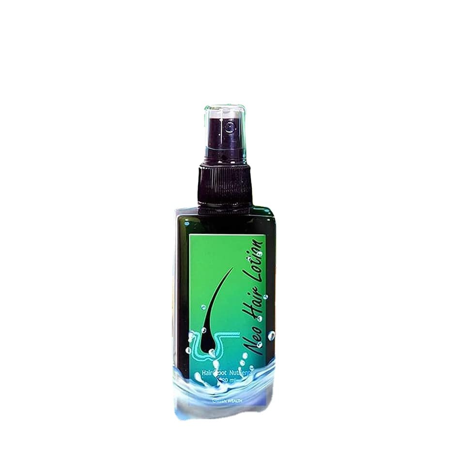 High Quality & Top Seller Neo Hair Lotion 120ml Hair Treatment Genuine for Baldness Hair Made in Thailand by Green Wealth