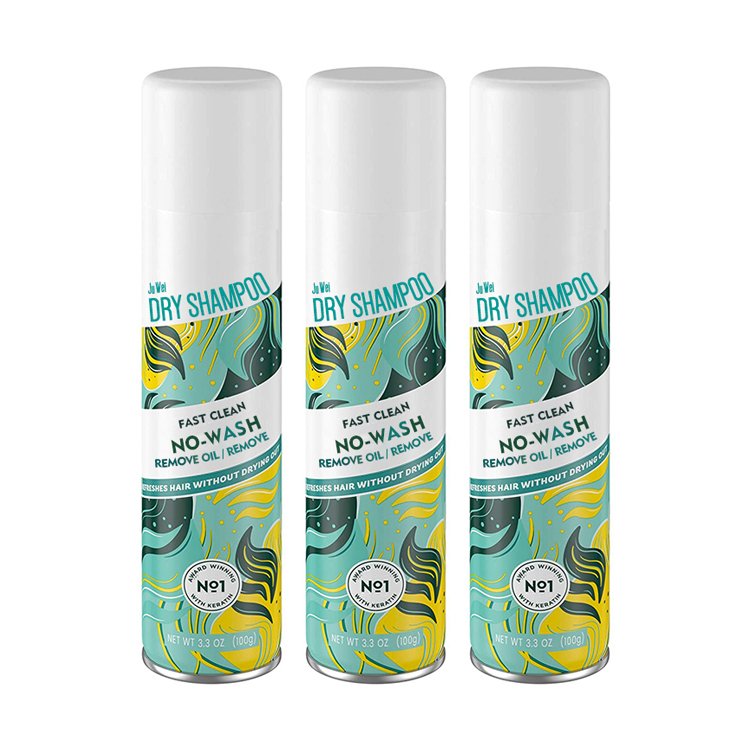 100ML private label organic travel size mens dry shampoo spray