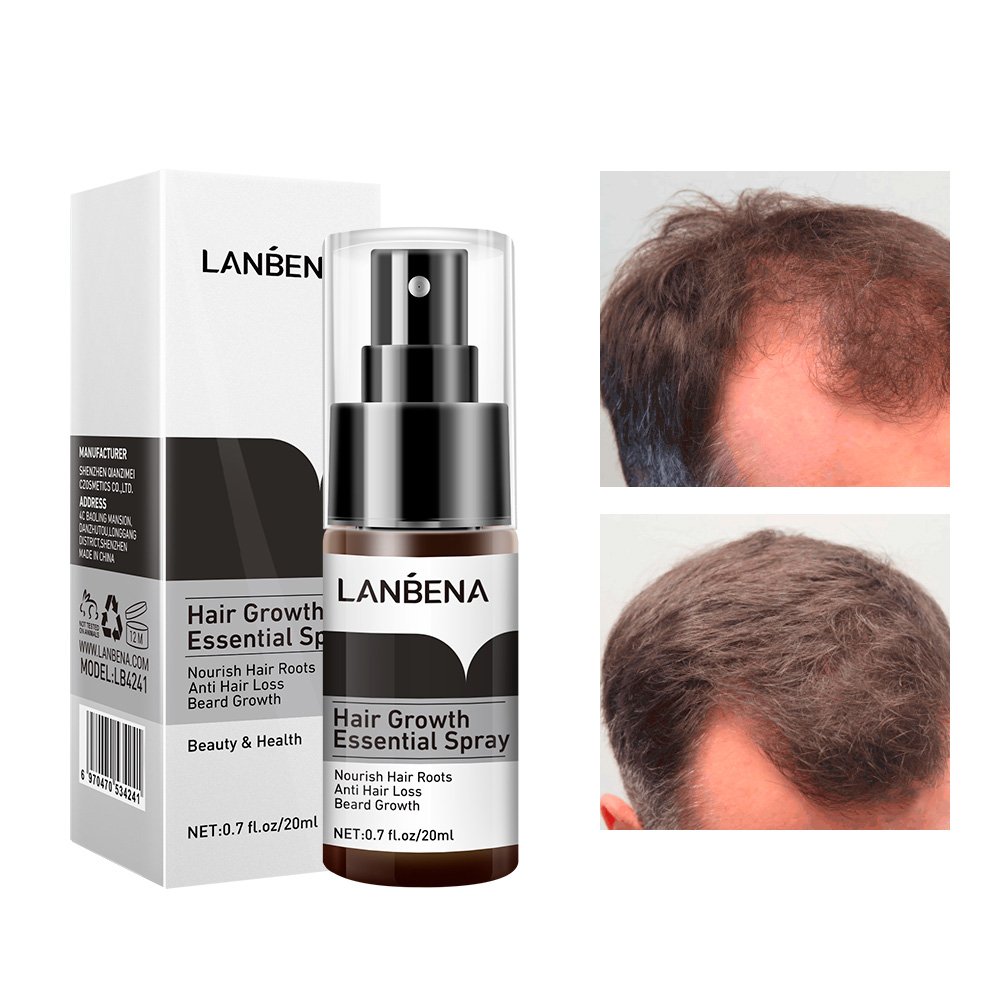 LANBEN 20ml topical Solution Scalp Biotin Collagen Fast Result Hair Regrowth Tonics Hair Growth Serum Oil