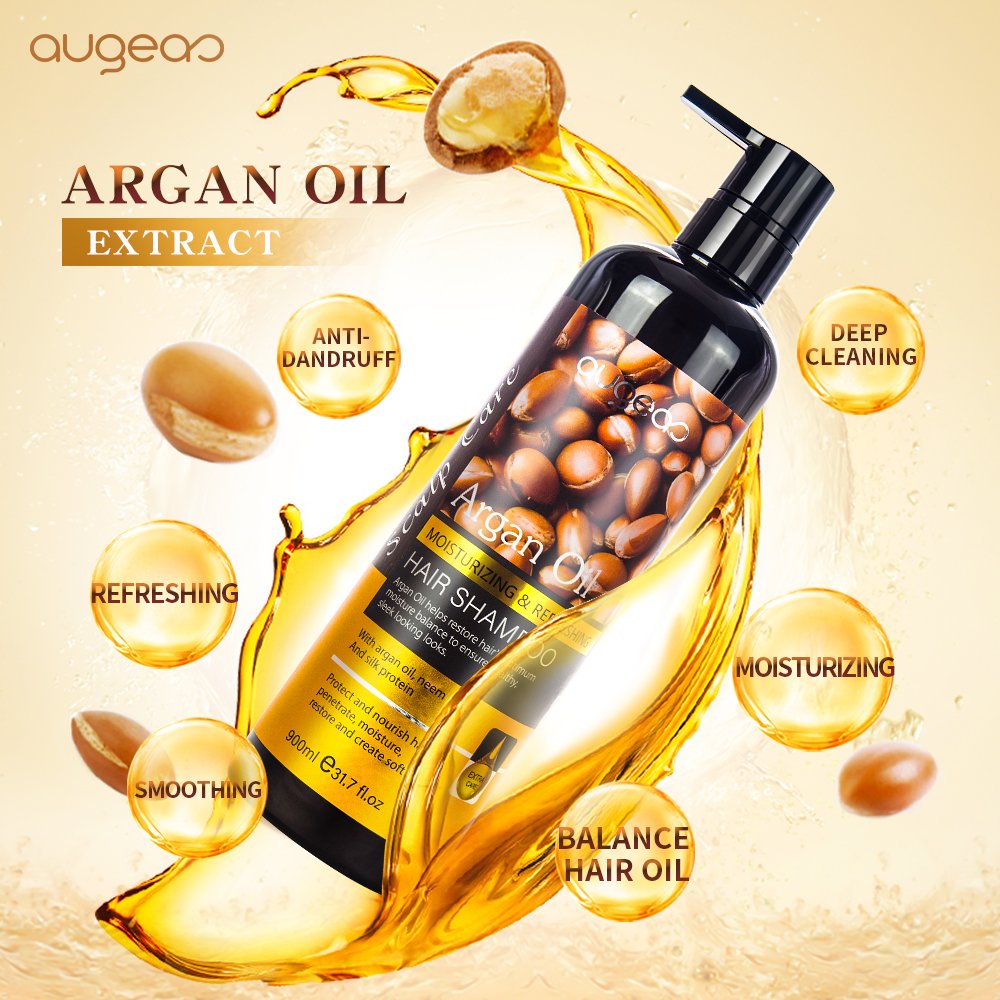 OEM Factory Private Label nourishing moisturize smoothing hair care sets argan oil Shampoo And Conditioner