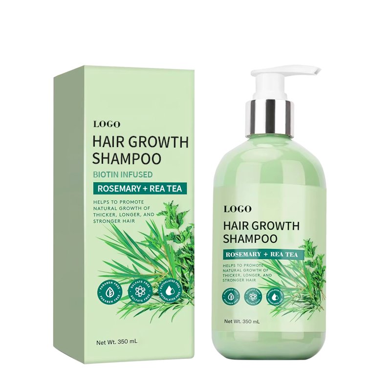 Personal custom to promote hair fluff natural growth retain long-lasting scented rosemary mint shampoo