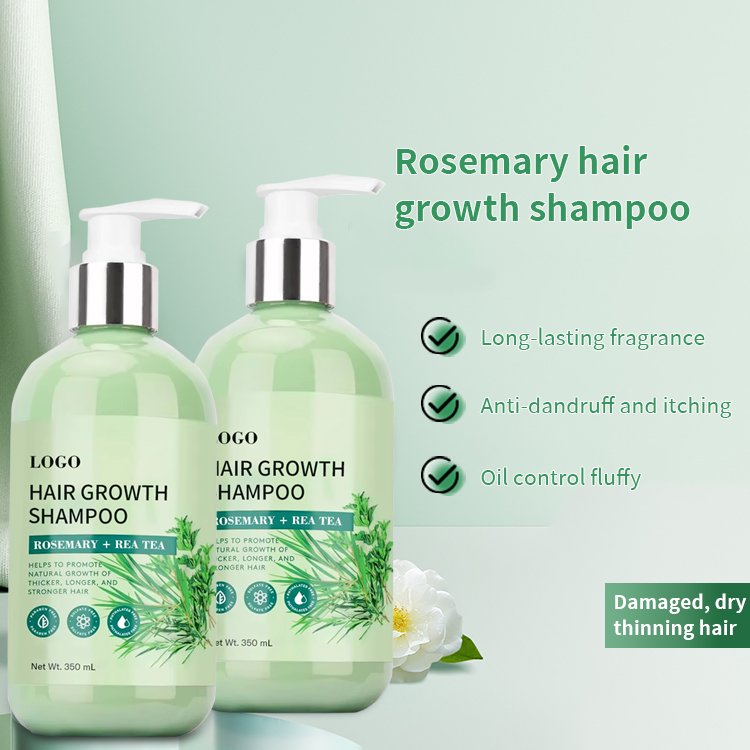 Personal custom to promote hair fluff natural growth retain long-lasting scented rosemary mint shampoo