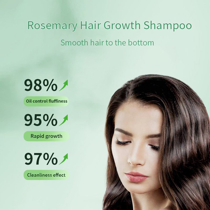 Personal custom to promote hair fluff natural growth retain long-lasting scented rosemary mint shampoo