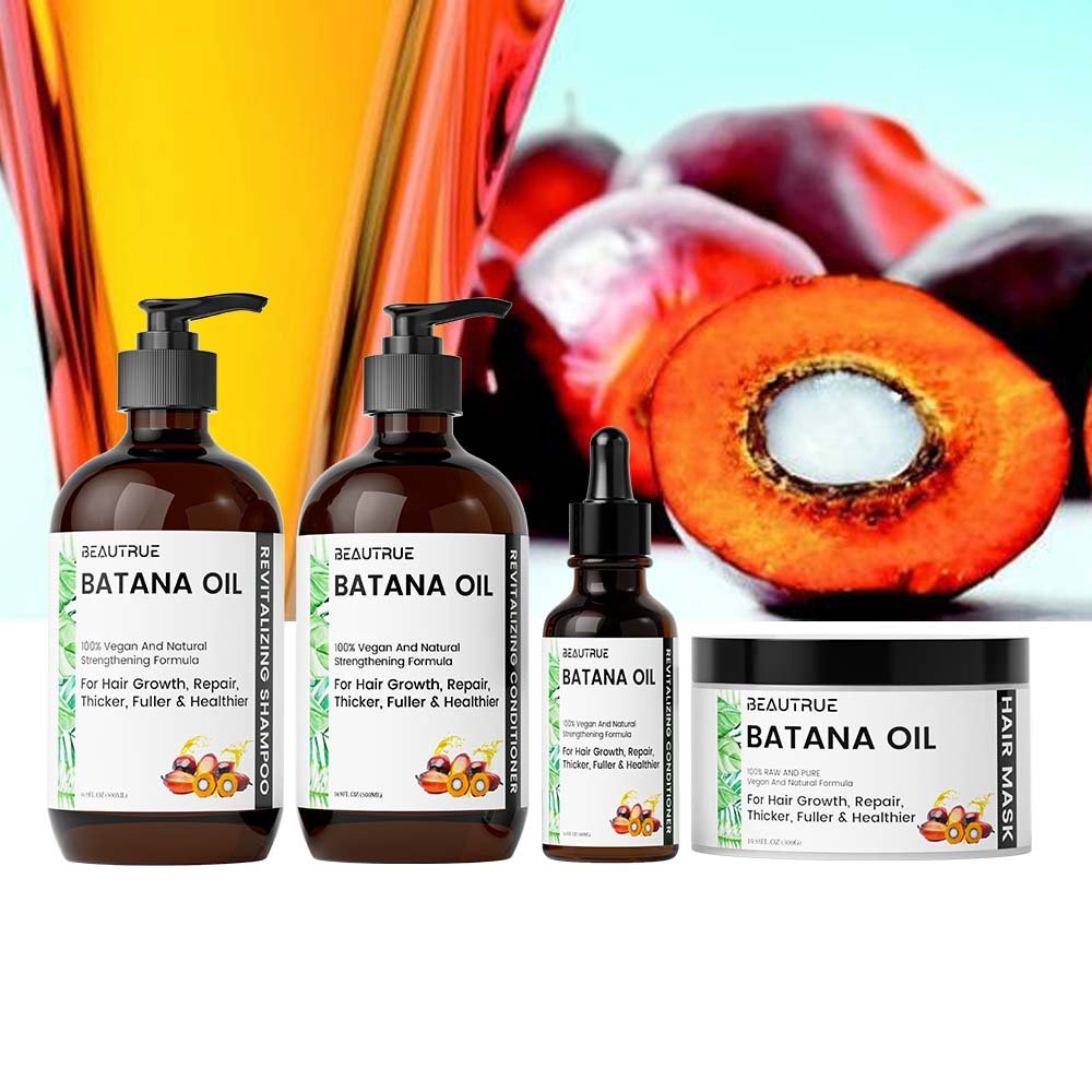 Top Hot Sale New Arrival 100% Organic Batana Oil Shampoo And Conditioner Hair Mask Set Wholesale For Hair Growth Loss Shampoo