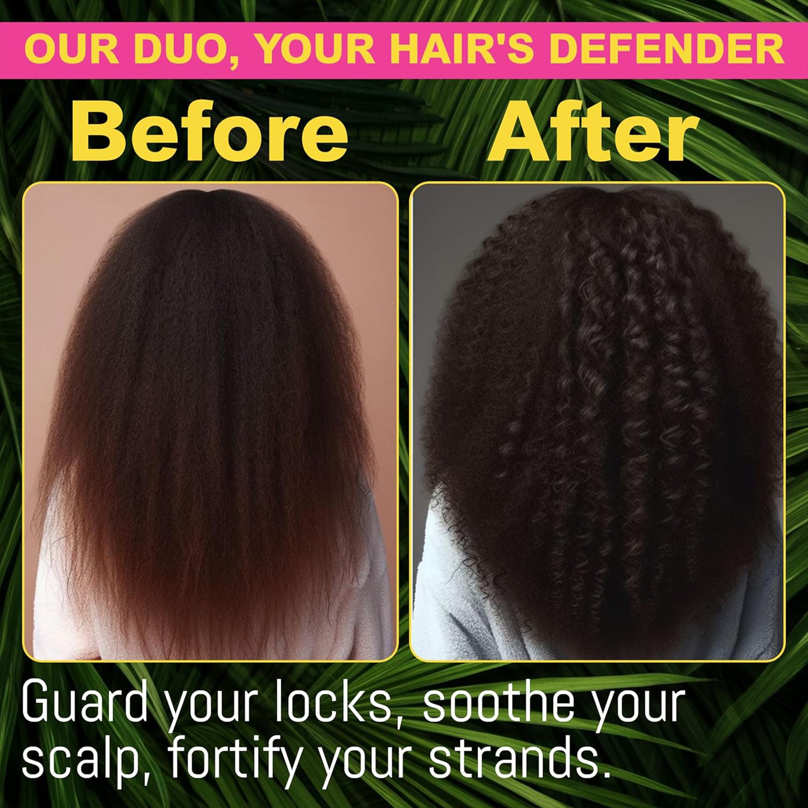 Private Label Hair Loss Treatment Shampoo Batana Oil Strengthen Afro 4C Hair Shampoo And Conditioner
