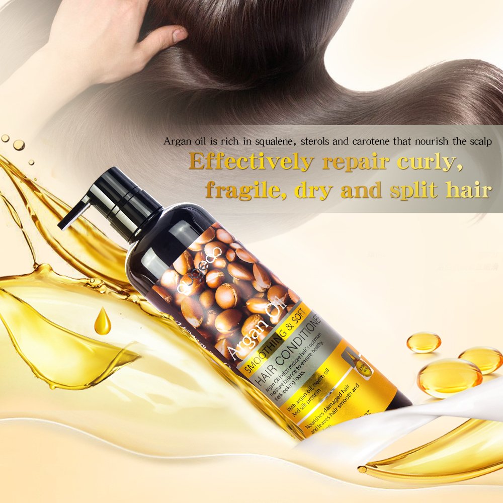 Wholesale Moroccan Nourish Hair Penetrate Moisturizing Refreshing Argan Oil Morocco Shampoo And Conditioner