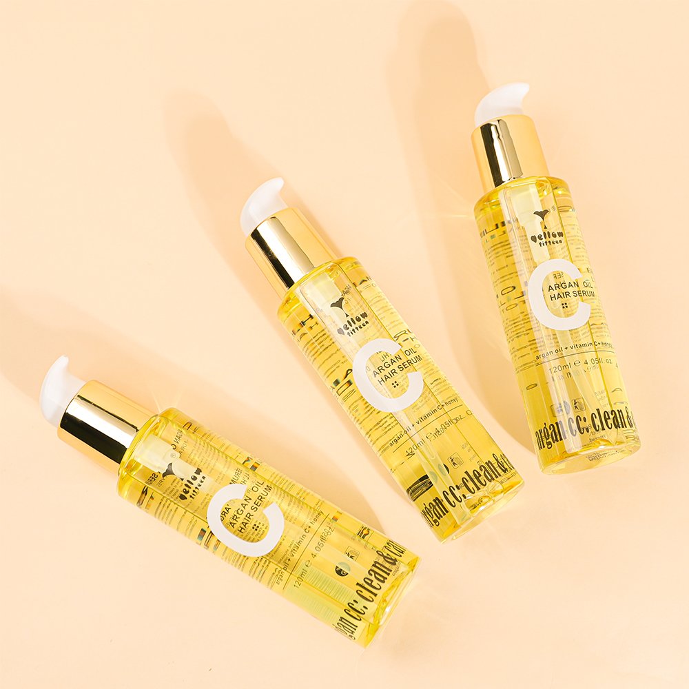 Private Logo Nourishing Heat Protect Argan Oil Hair Serum with Vitamin E & Honey