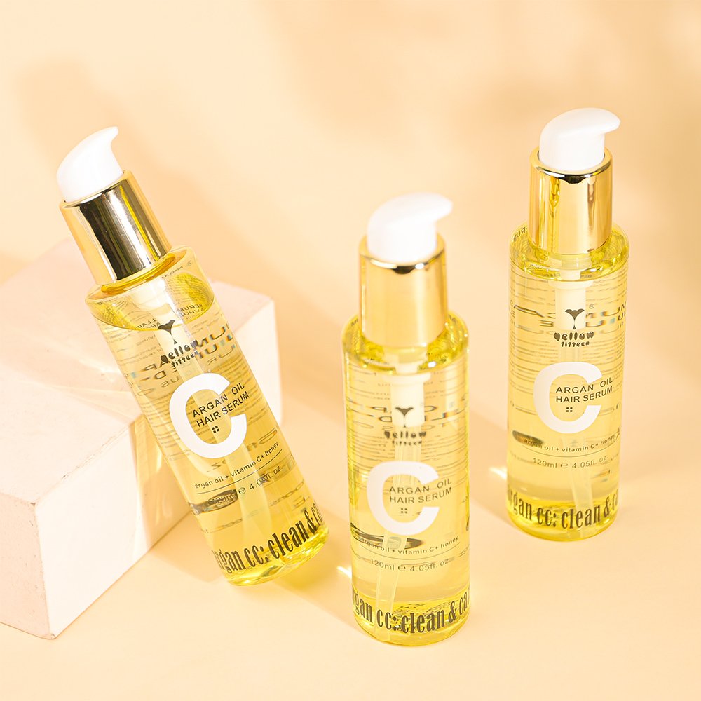 Private Logo Nourishing Heat Protect Argan Oil Hair Serum with Vitamin E & Honey