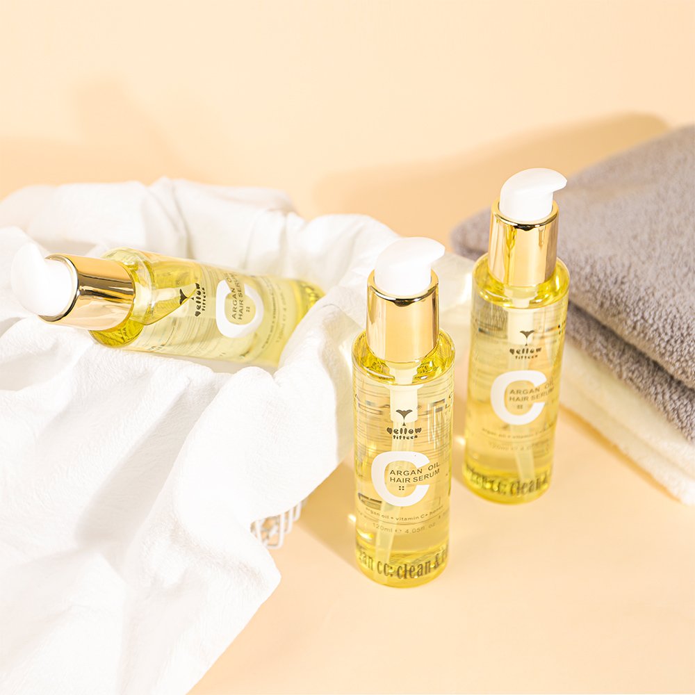 Private Logo Nourishing Heat Protect Argan Oil Hair Serum with Vitamin E & Honey