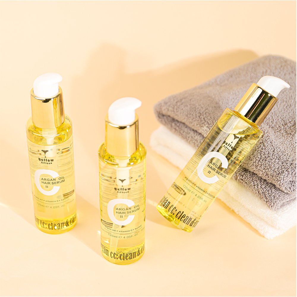 Private Logo Nourishing Heat Protect Argan Oil Hair Serum with Vitamin E & Honey