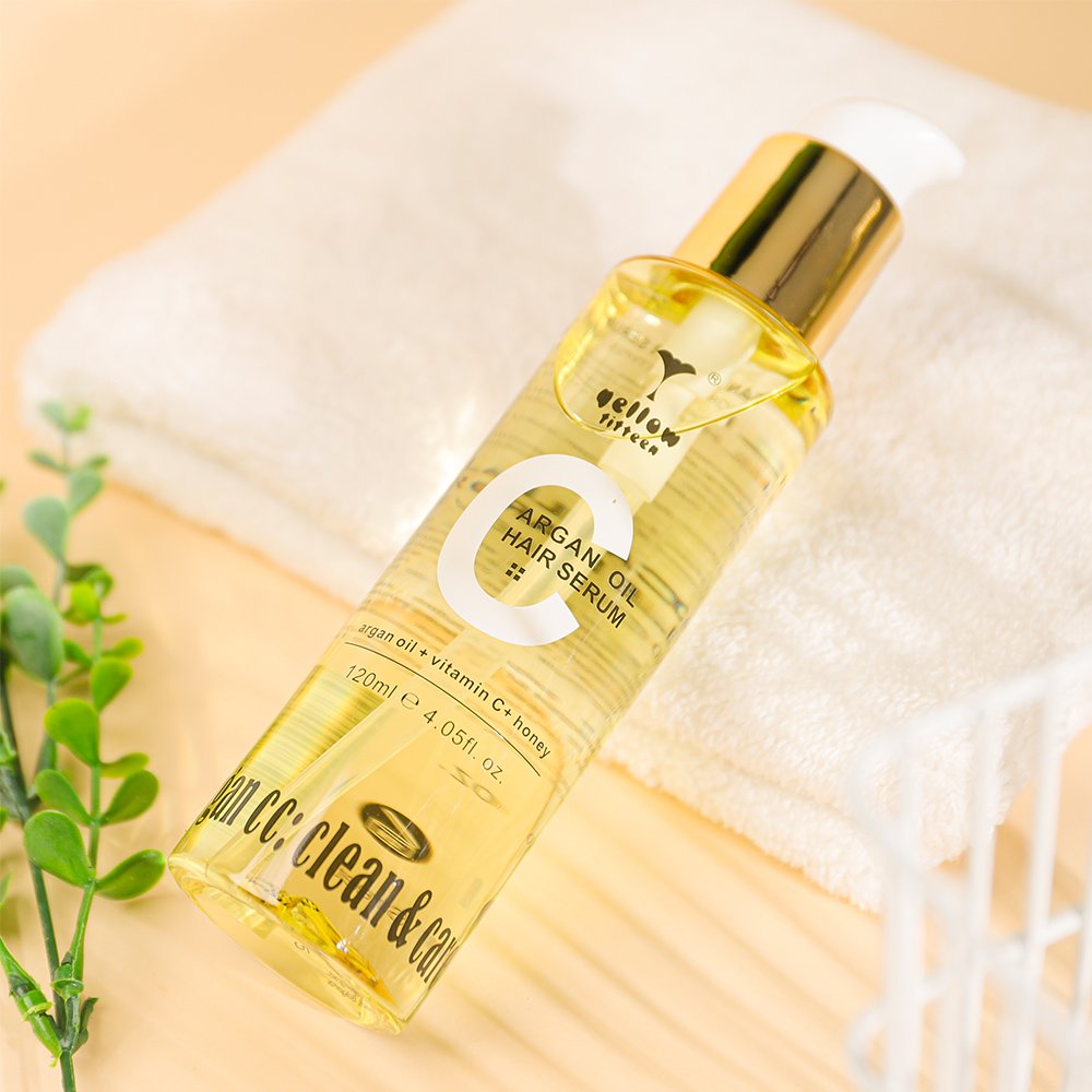 Private Logo Nourishing Heat Protect Argan Oil Hair Serum with Vitamin E & Honey
