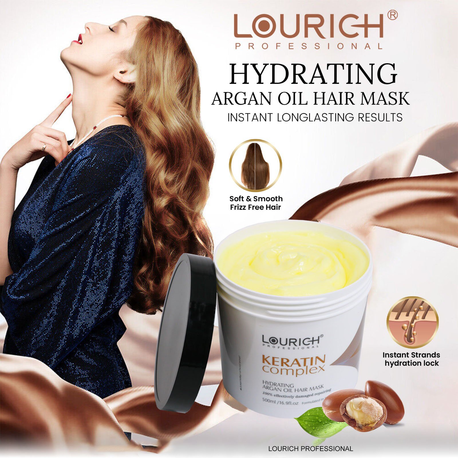 Professional Keratin Complex Shampoo and Conditioner Hair Care Set For Color Care Damaged Hair Repair