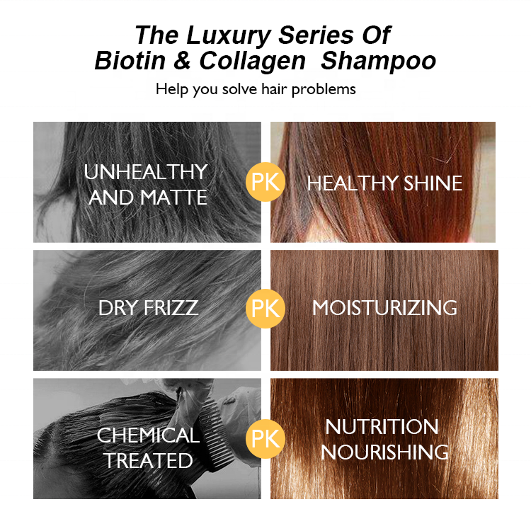 NEW Deeply Nourish Natural Biotin And Collagen Clarifying Shampoo And Conditioner High Quality