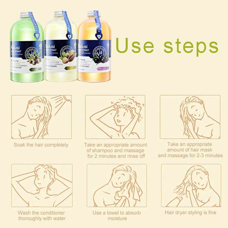 Factory Custom shampoo and conditioner prevent hair dryness and hair loss shampoo