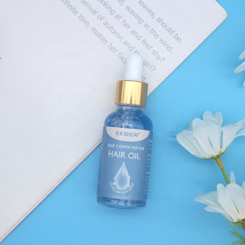 Low Moq Hair Growth Serum Hair Care Ghk-cu Blue Copper Peptide Hair Loss Treatment