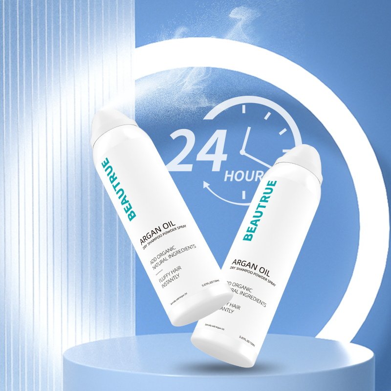 Private Label Luxury Natural Without Water Dry Shampoo Spray For Hair Texterizing Dry Fluffy Oil Control Shampoo