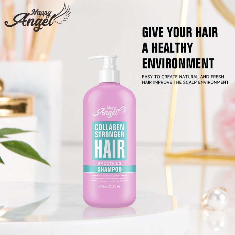 happy angel home use hair straightening keratin kit brazil keratin after daily care Natural hair shampoo and conditioner