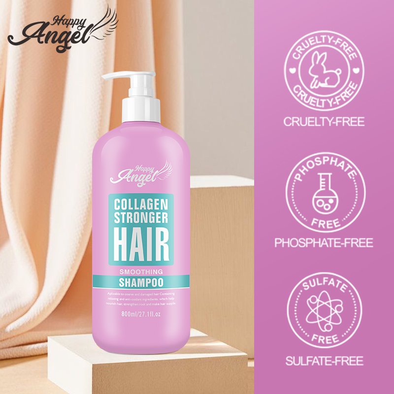 happy angel home use hair straightening keratin kit brazil keratin after daily care Natural hair shampoo and conditioner