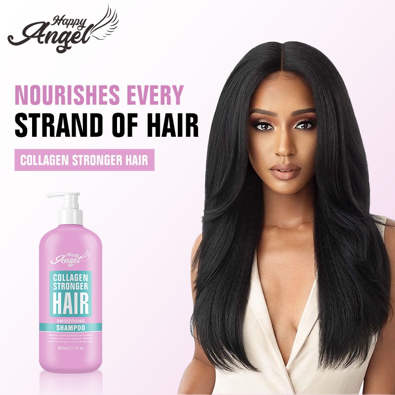 happy angel home use hair straightening keratin kit brazil keratin after daily care Natural hair shampoo and conditioner
