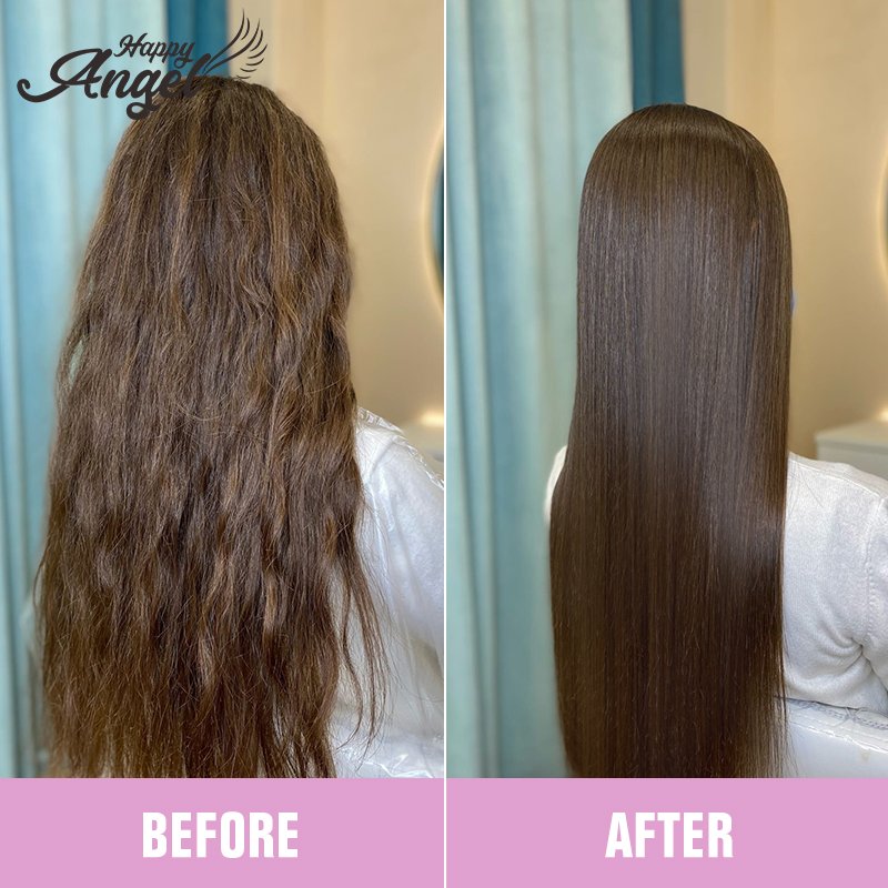 happy angel home use hair straightening keratin kit brazil keratin after daily care Natural hair shampoo and conditioner
