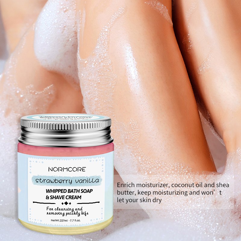 OEM/ODM Foam Mousse Shower Cream Body Wash Bubble Gel Douche Moisturizing Lightening Shower Gel