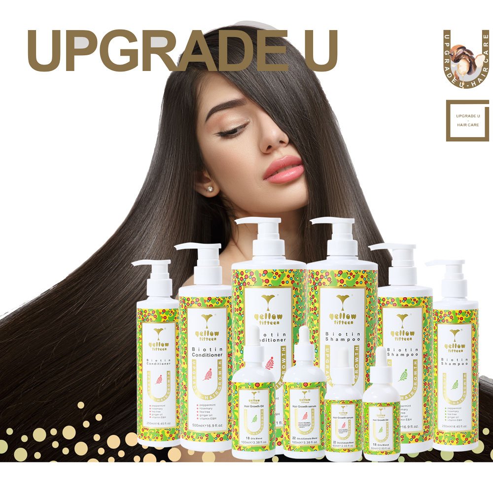 Private Label Nourishing Hair-Loss Prevention Shampoo Conditioner Organic Castor Oil Batana Hair Growth Serum Oil Hair Care Set