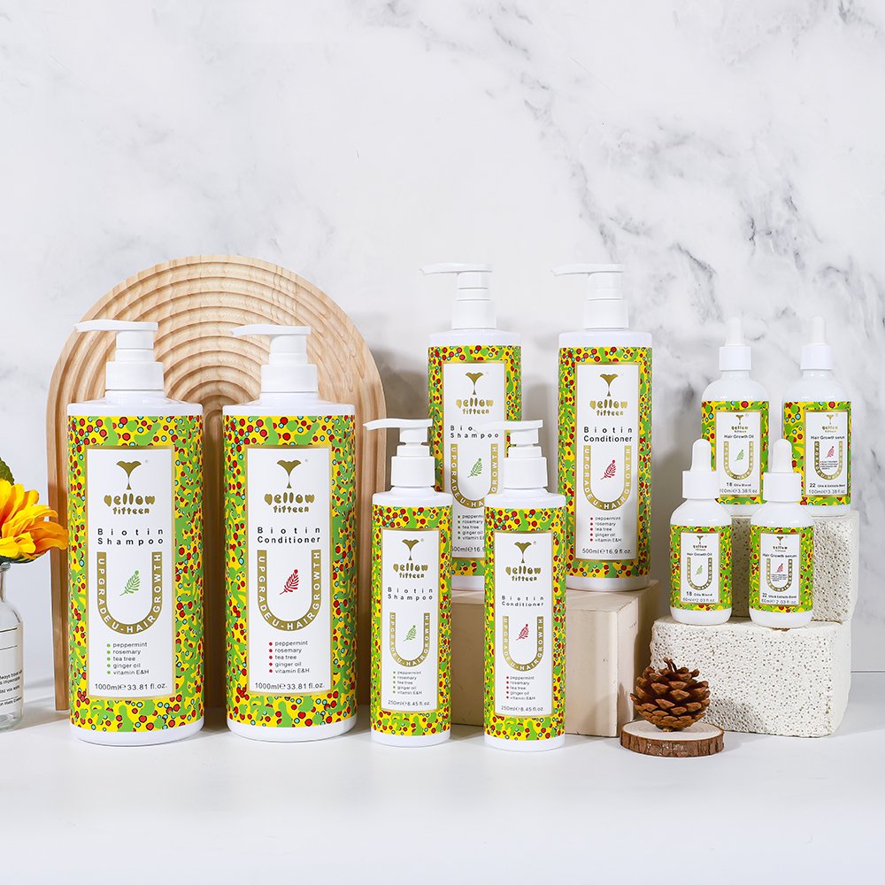 Private Label Nourishing Hair-Loss Prevention Shampoo Conditioner Organic Castor Oil Batana Hair Growth Serum Oil Hair Care Set