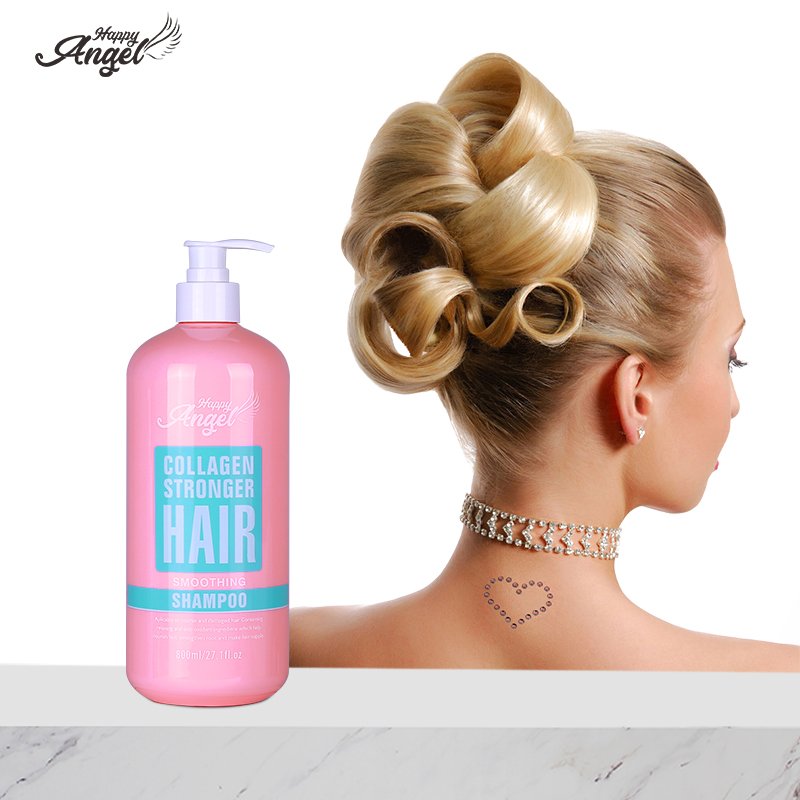 custom logo crystal hair treatment sulphate free shampoo keratin smoothing shampoo for oily hair