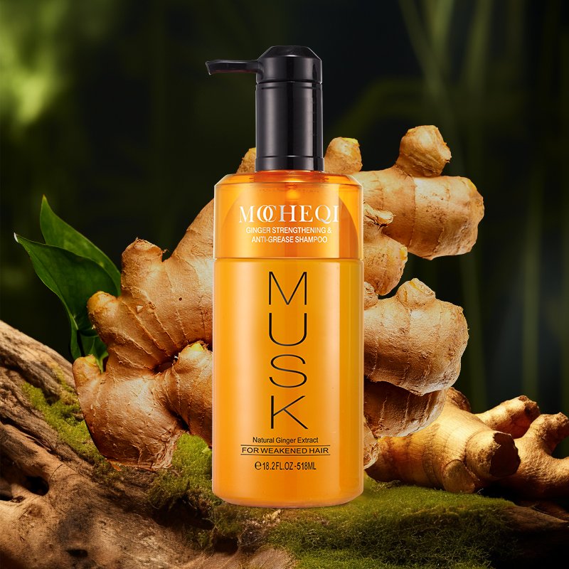 MOCHEQI Best Seller Custom Organic Ginger Hair Growth Shampoo Private Label Anti Loss Hair Shampoo and Conditioner