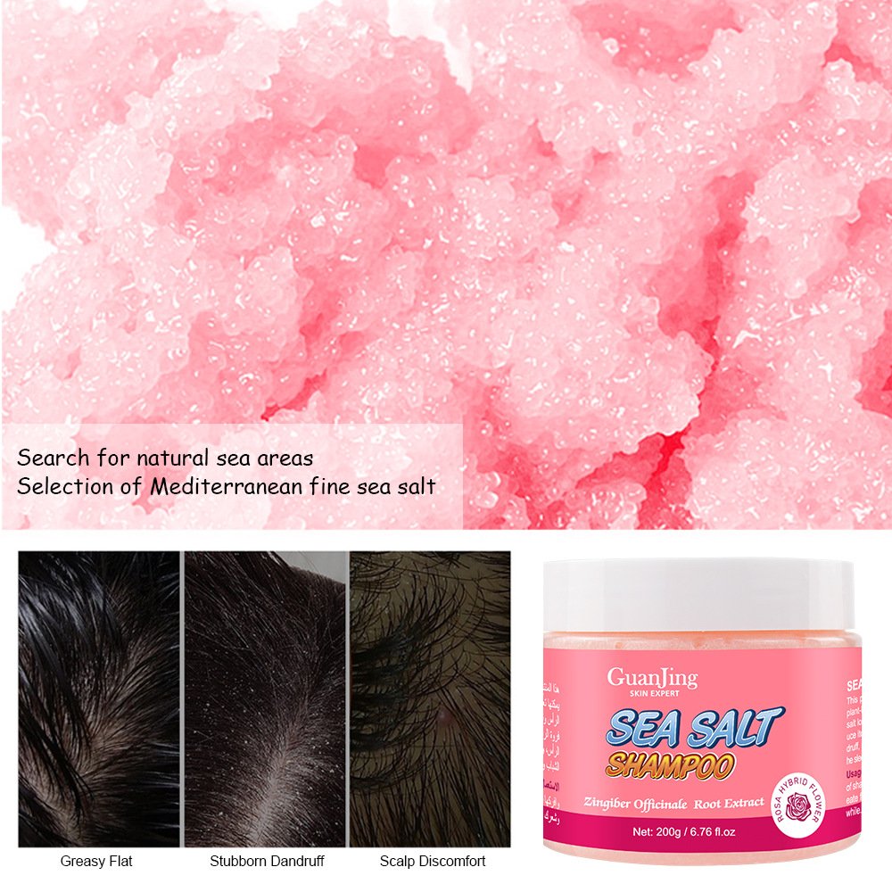 BLIW Private label Support Customize Wholesale Sea Salt Shampoo Cream Cleansing Scalp Oil Control Anti-dandruff Shampoo Scrub