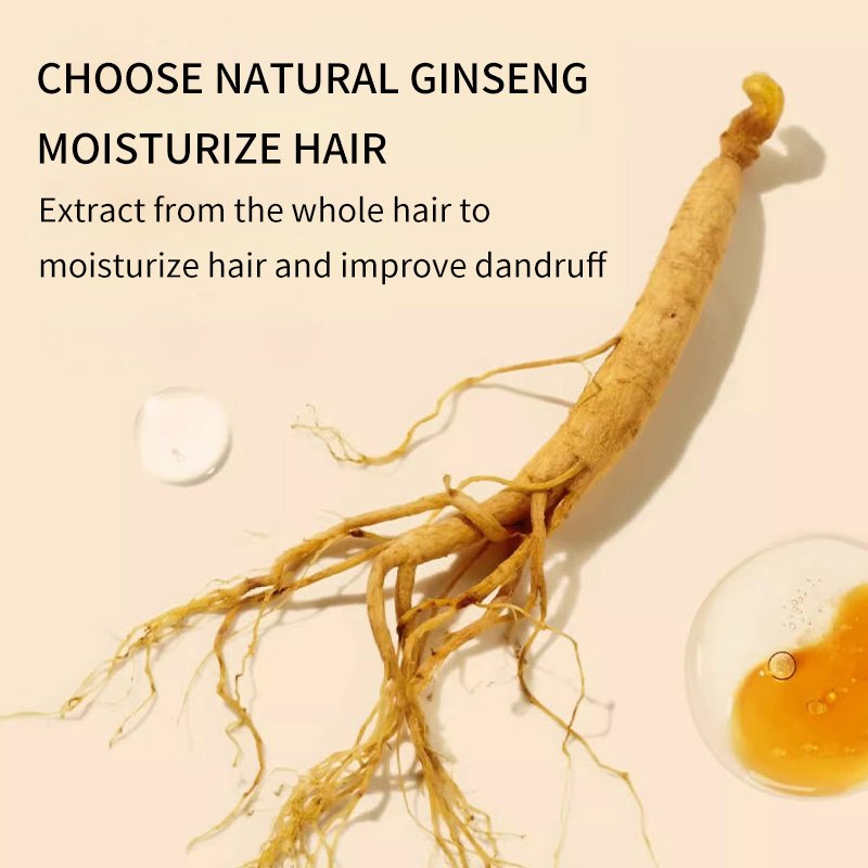 New Trend Ginseng Hair Shampoo Salon Natural Hair Care Anti-loss Nourishing Anti-dandruff Fragrance Damaged Hair Repair Shampoo