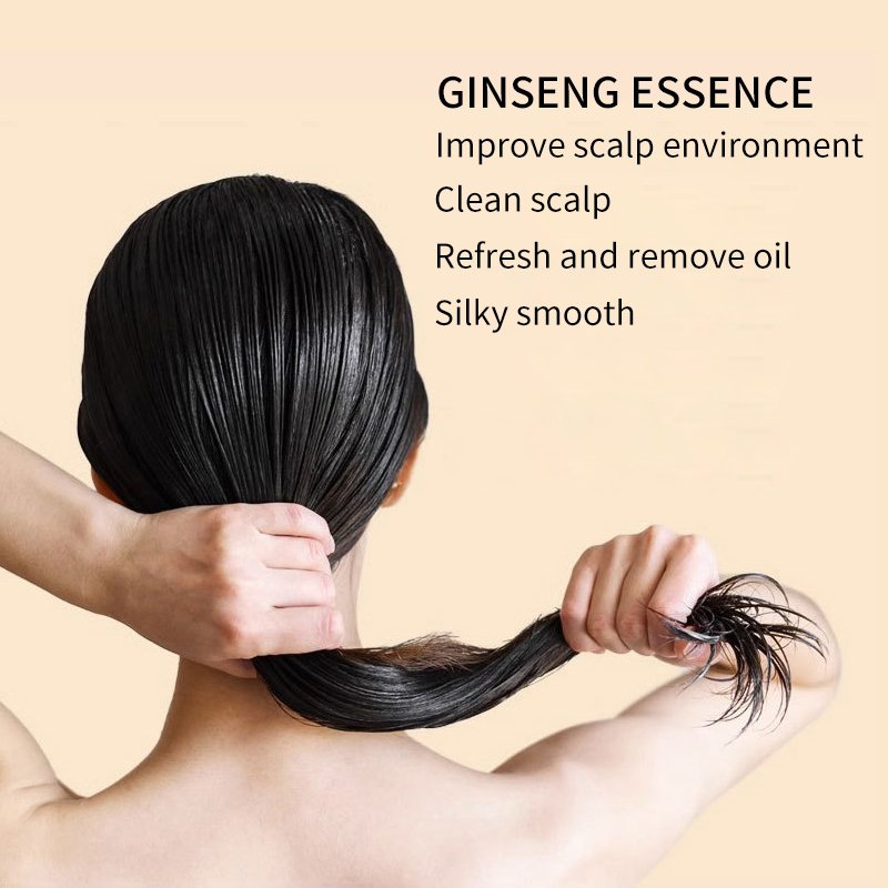 New Trend Ginseng Hair Shampoo Salon Natural Hair Care Anti-loss Nourishing Anti-dandruff Fragrance Damaged Hair Repair Shampoo