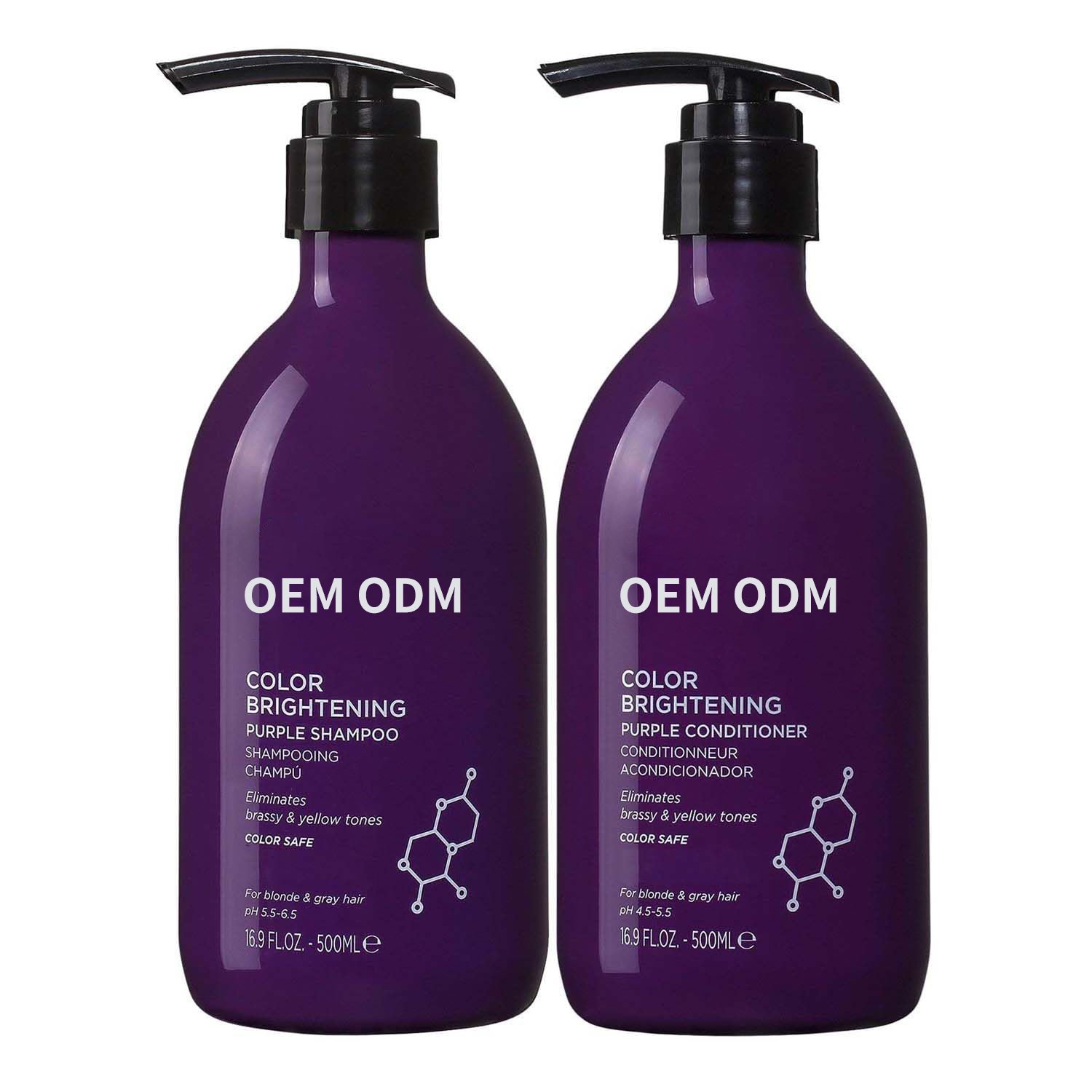 Factory Direct Shipment Moisturizing Purple Toner Lock Color Purple Shampoo and Conditioner for Blond Hair