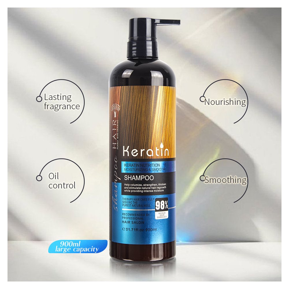 Keratin hair products China OEM brands manufacturer OEM best treatment keratin hair shampoo and conditioner