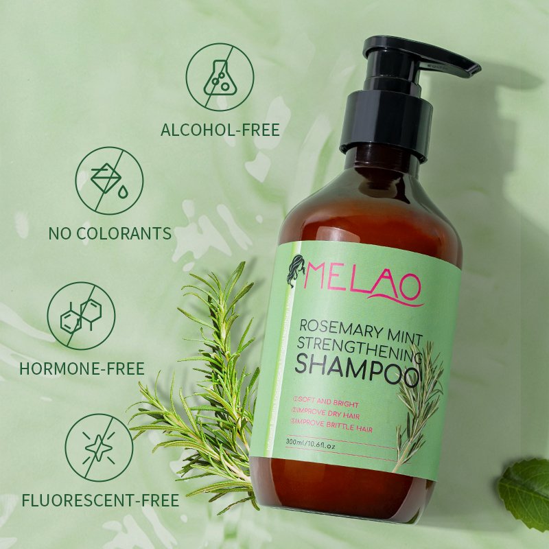 Private Label Shampoo Repair Damage Conditioner Custom Hair Care Products Body Wash Natural Rosemary Mint Strengthening Shampoo