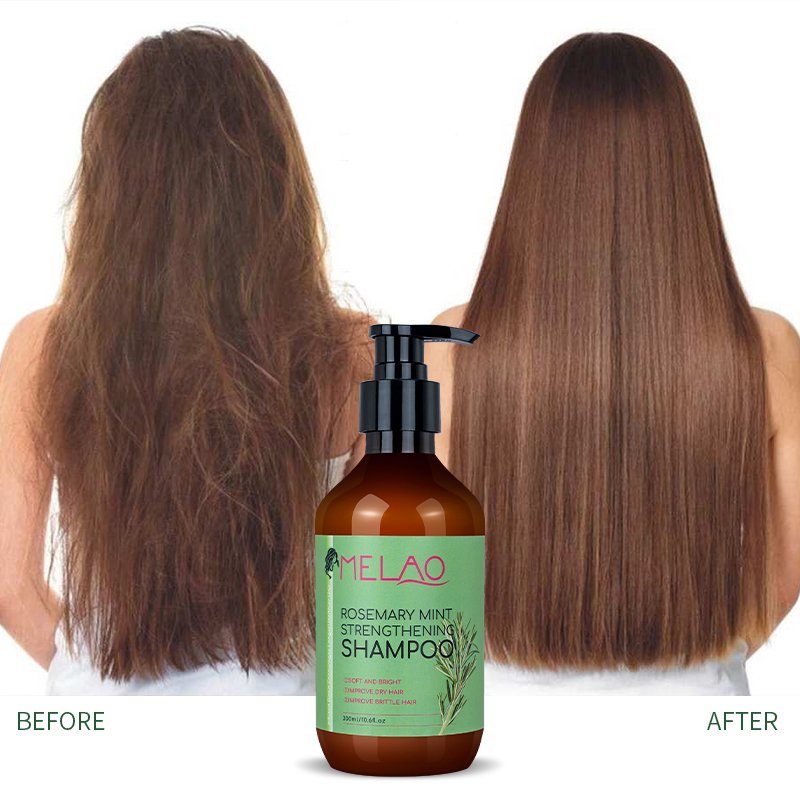 Private Label Shampoo Repair Damage Conditioner Custom Hair Care Products Body Wash Natural Rosemary Mint Strengthening Shampoo