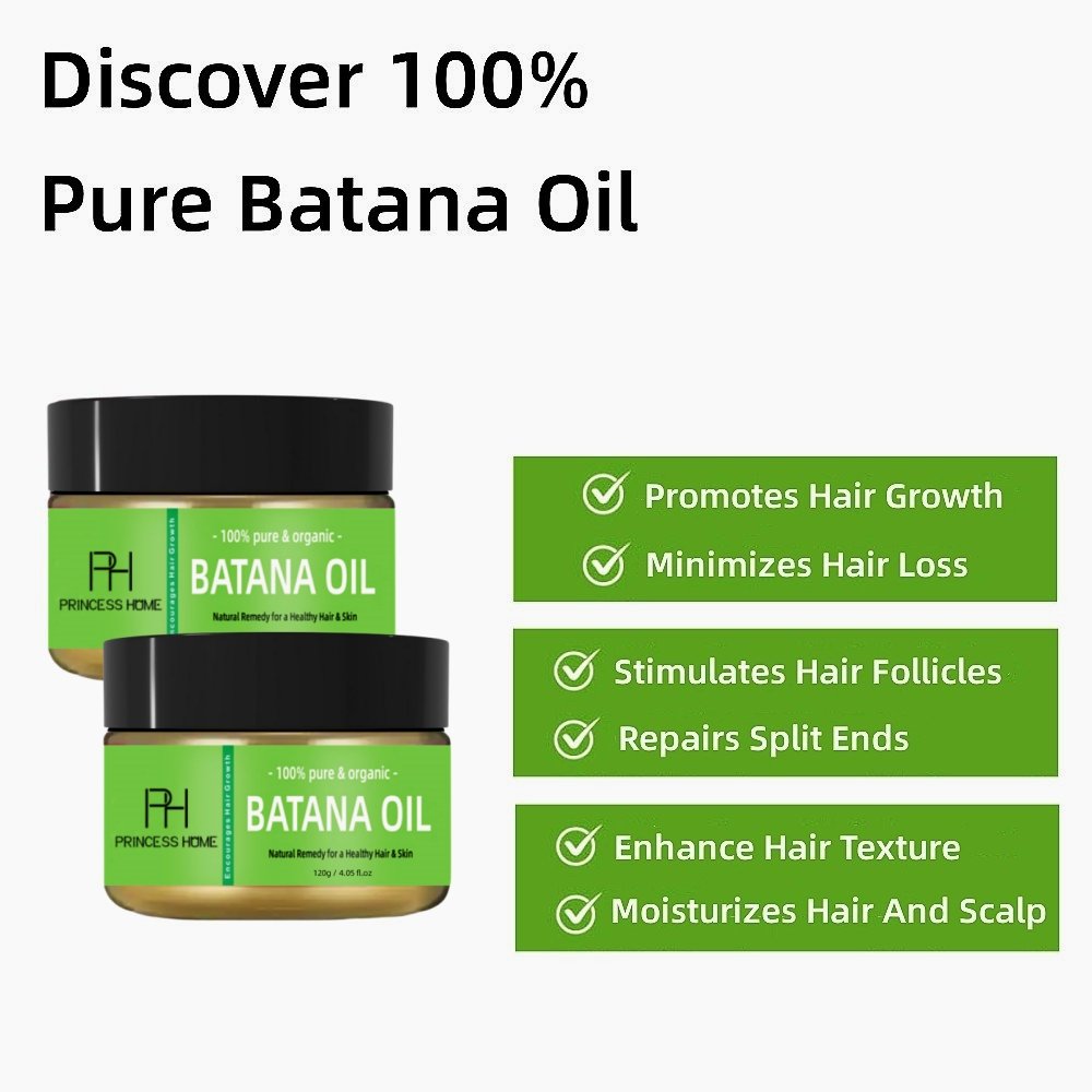 Private Label 100% Natural Organic Honduras Batana Oil Promotes Hair Growth Batana Oil Butter Shampoo & Conditioner Kit