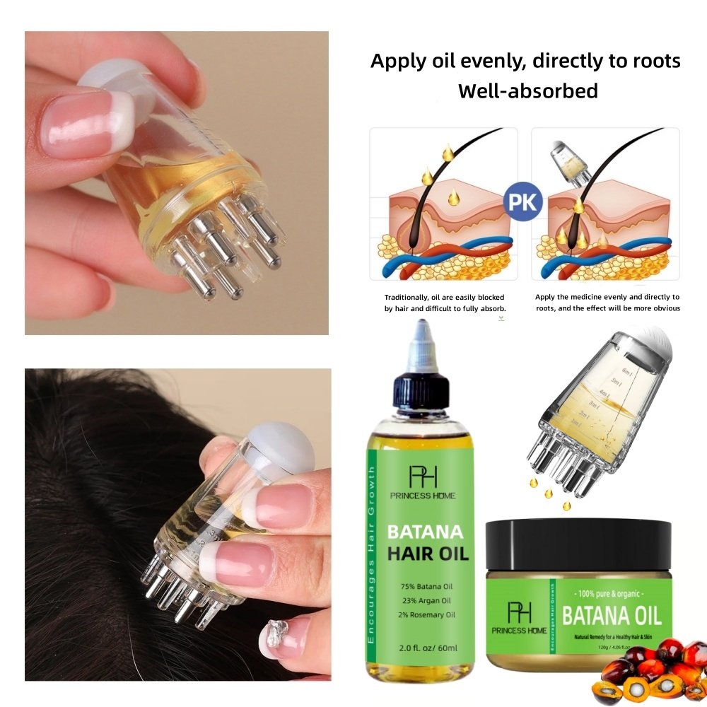 Private Label 100% Natural Organic Honduras Batana Oil Promotes Hair Growth Batana Oil Butter Shampoo & Conditioner Kit