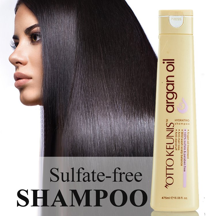 Custom nourishing repairing shampoo sulfate free organic argan oil shampoo and conditioner