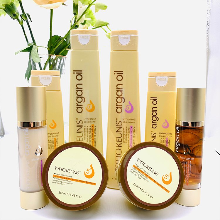 Custom nourishing repairing shampoo sulfate free organic argan oil shampoo and conditioner