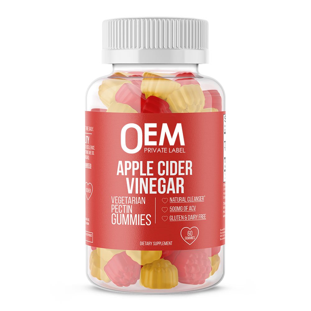 OEM Custom Apple Cider Vinegar Gummy hair Growth Gummy Vitamins Biotin Collagen Gummies