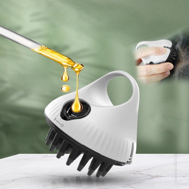 Hot Sell Hair Treatment Serum Bottle Scalp Massager Brush Liquid Dispensing Oil Applicator Comb for Hair Growth