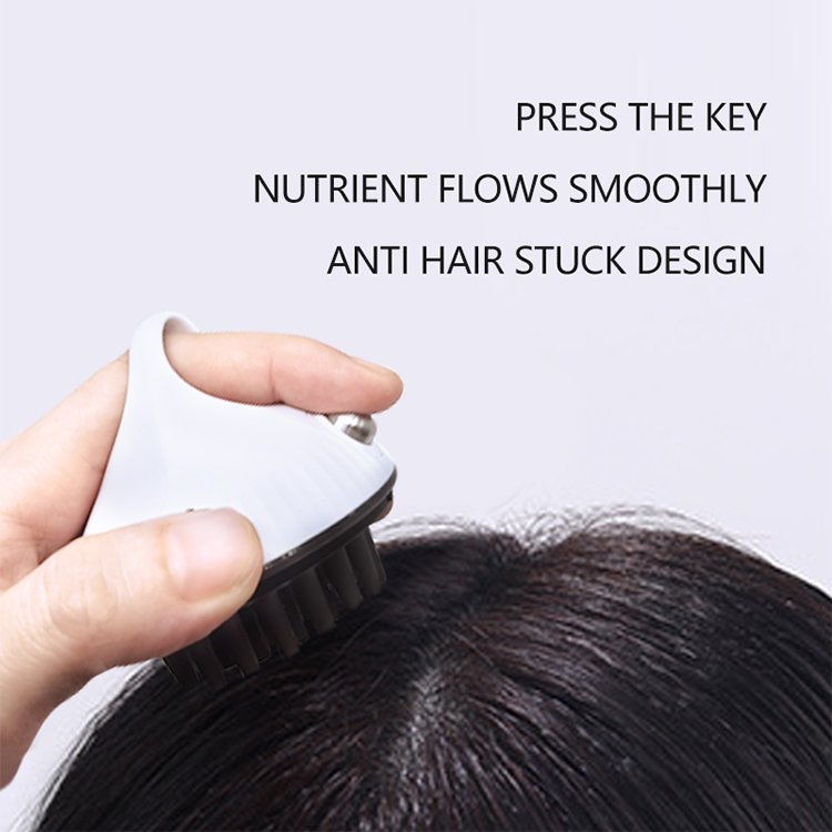Hot Sell Hair Treatment Serum Bottle Scalp Massager Brush Liquid Dispensing Oil Applicator Comb for Hair Growth