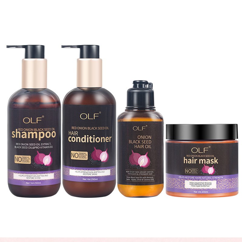 Small MOQ To Private Label Custom Logo With Your Brand Hair Care Product Red Oinion Shampoo 250ml
