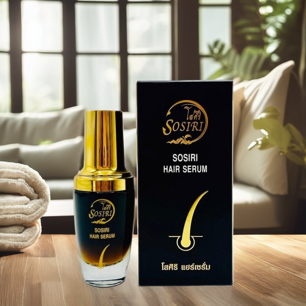 SOSIRI Organic Hair Serum Herbal Formula for Curly Hair Hair Regrowth Tonic