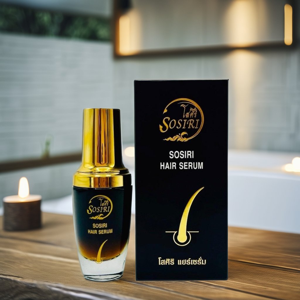 SOSIRI Organic Hair Serum Herbal Formula for Curly Hair Hair Regrowth Tonic