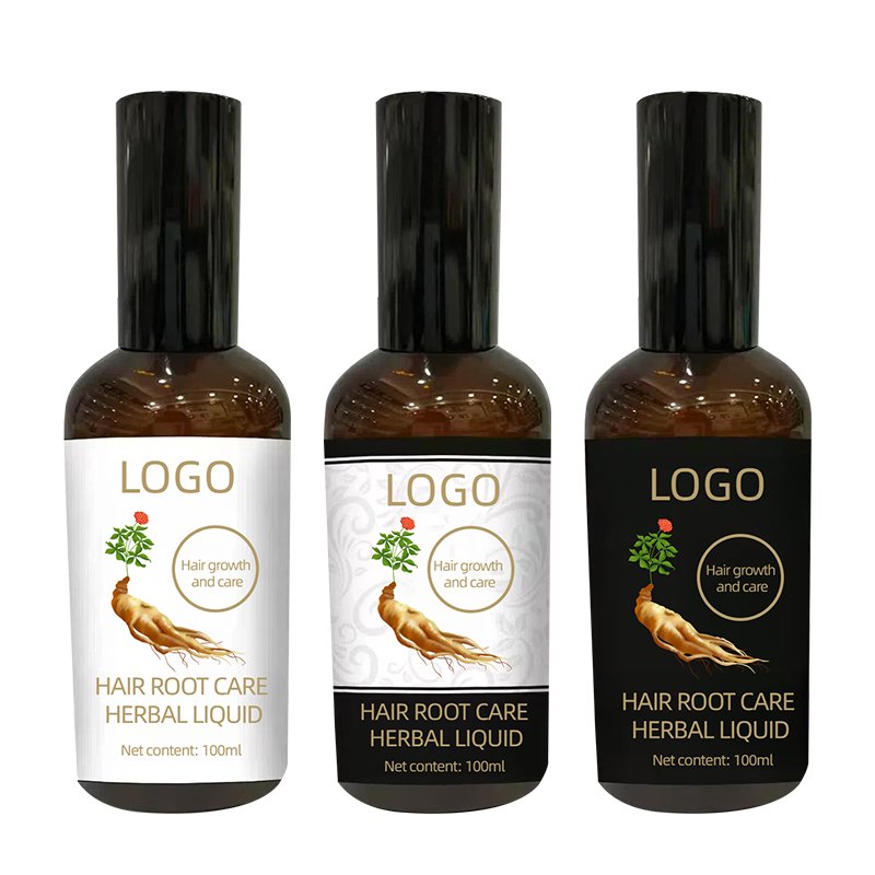Herbal Hair Loss Prevention Liquid Rapid Hair Growth Promotion Care Liquid 3-in-1 Set