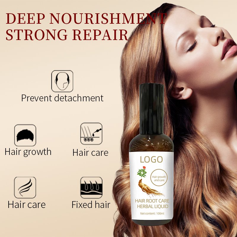 Herbal Hair Loss Prevention Liquid Rapid Hair Growth Promotion Care Liquid 3-in-1 Set