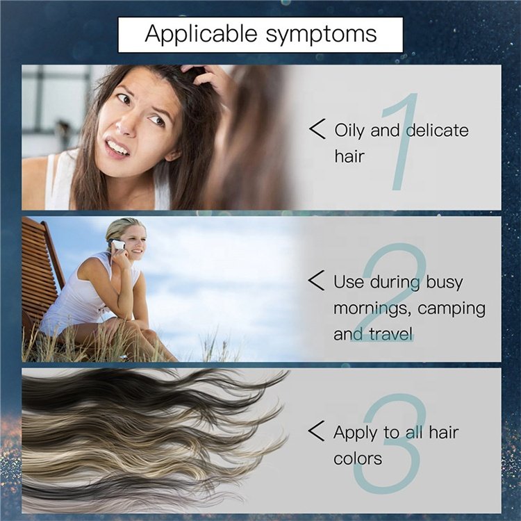 Wholesale Private Label Korea Natural Organic Herbal Powder Dry Hair Shampoo For Oil Hair Care