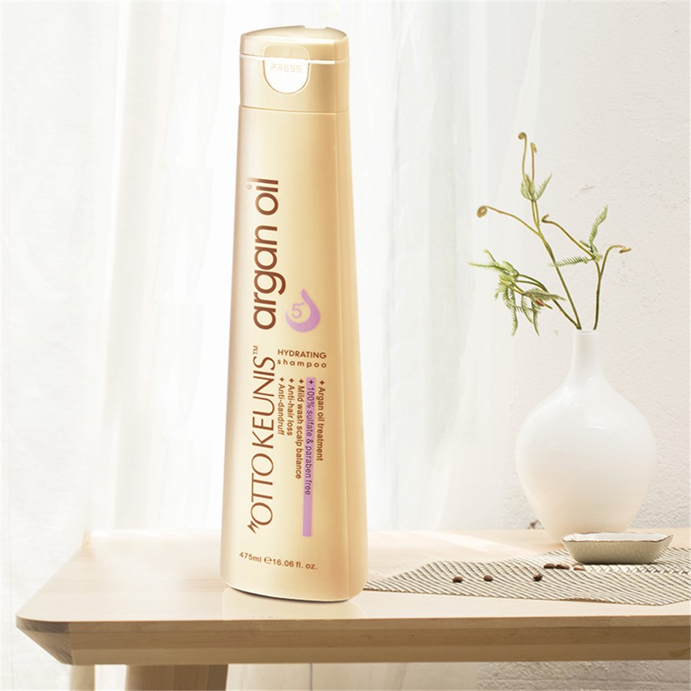 Wholesale Hydration Anti-hair loss Argan Oil Hair Shampoo 100% Sulfate and Paraben Free Shampoo